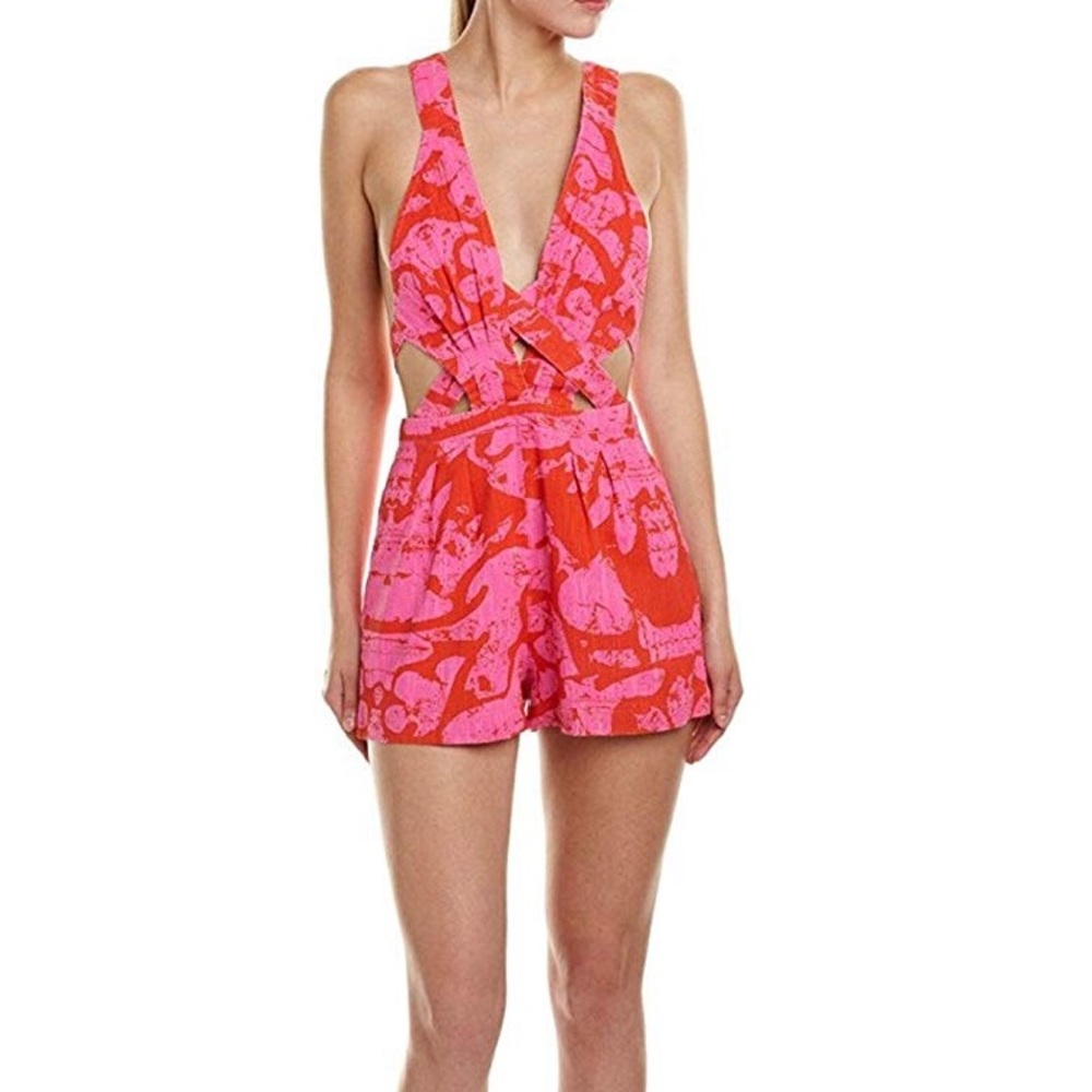 Free People La Vida Print Romper